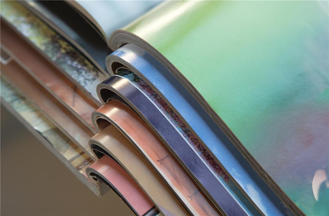 Printed materials produced with digital inkjet printing