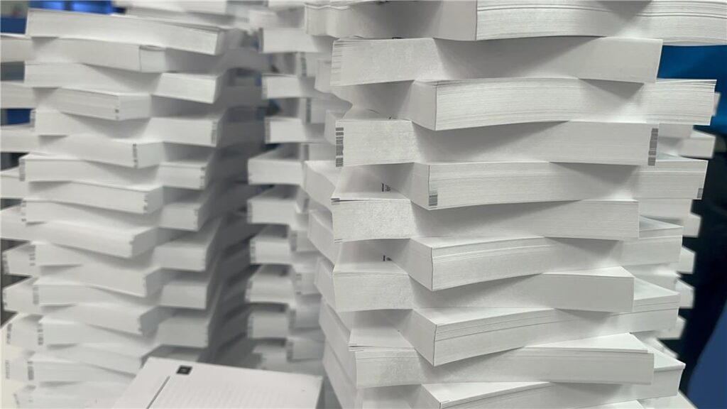 Printed materials produced with digital inkjet printing
