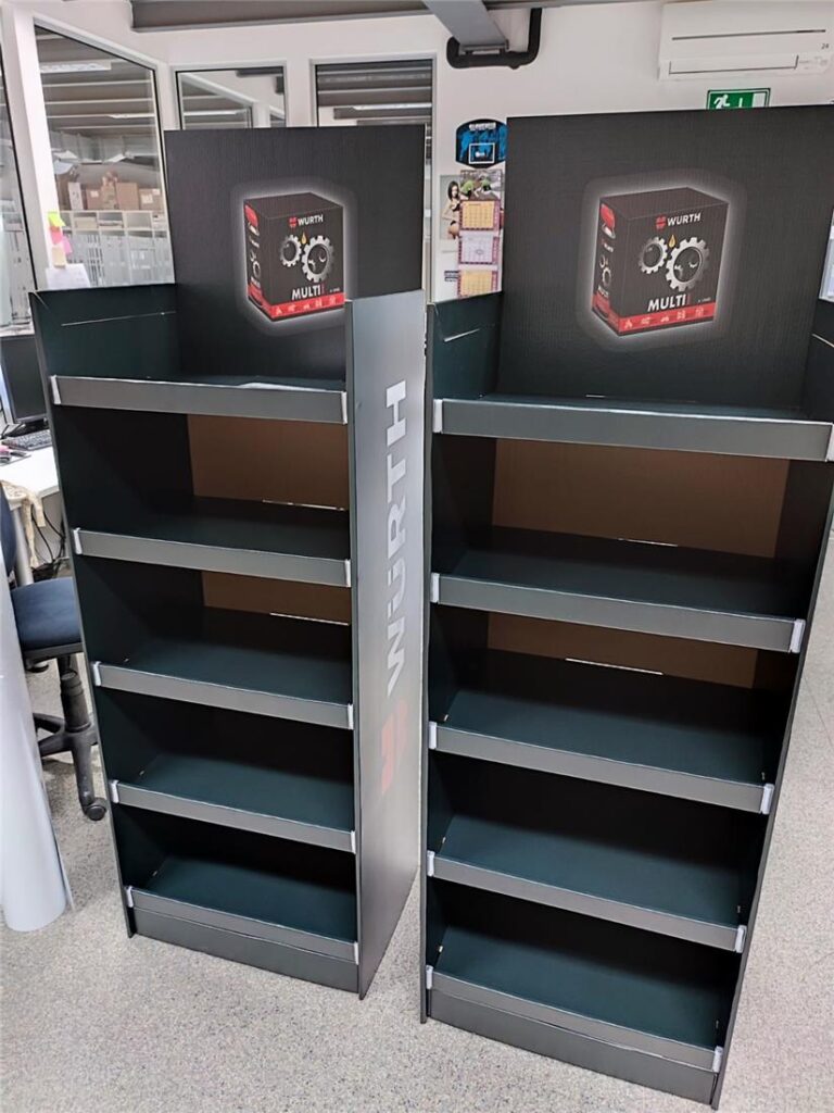 Kartonsko prodajno stojalo