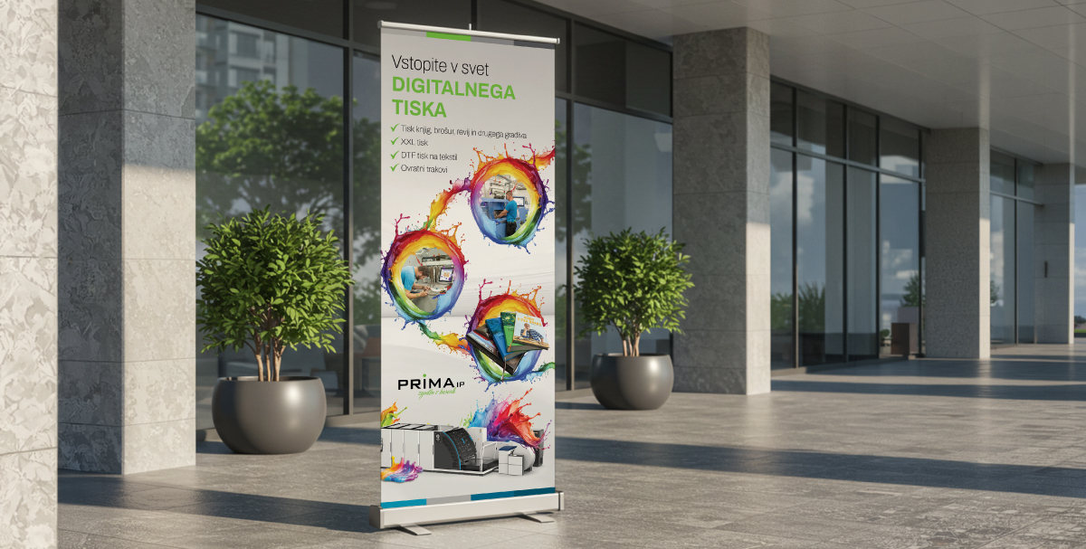 Roll-up stojalo
