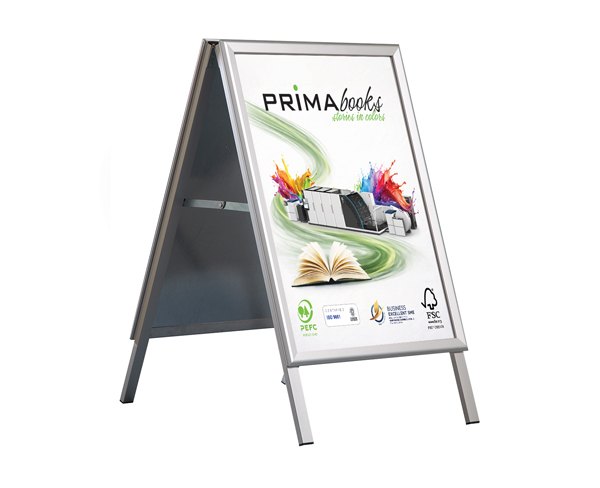 A-stojalo s plakatom
